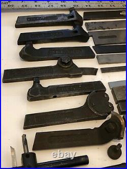Large Lot Machinists Lathe Cutting Tools/Holders/Wrenches Various Sizes 185 Pcs