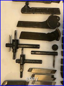 Large Lot Machinists Lathe Cutting Tools/Holders/Wrenches Various Sizes 185 Pcs