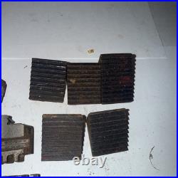 Large Lot Of LATHE CHUCK JAWS FOR 3 JAW Machinist Tools Tooling Parts Hold Downs