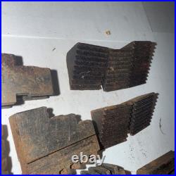 Large Lot Of LATHE CHUCK JAWS FOR 3 JAW Machinist Tools Tooling Parts Hold Downs