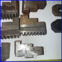Large Lot Of LATHE CHUCK JAWS FOR 3 JAW Machinist Tools Tooling Parts Hold Downs