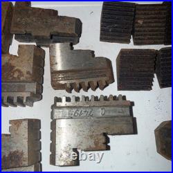 Large Lot Of LATHE CHUCK JAWS FOR 3 JAW Machinist Tools Tooling Parts Hold Downs