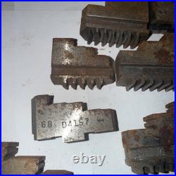 Large Lot Of LATHE CHUCK JAWS FOR 3 JAW Machinist Tools Tooling Parts Hold Downs