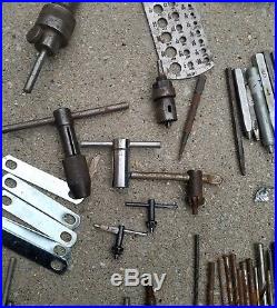 Large Machinist Lot Lathe Mill Milling Tool Drill Bits Taps USA Made Die NOS New