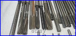 Large Machinist Lot Of 50+ Lathe MILL Used Reamers Tools Bits