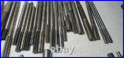 Large Machinist Lot Of 50+ Lathe MILL Used Reamers Tools Bits