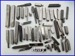 Lathe Tool Bits Lot Mo-Max Cobalt HSS Mixed Sizes Machinist Used Resharpened