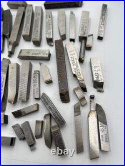Lathe Tool Bits Lot Mo-Max Cobalt HSS Mixed Sizes Machinist Used Resharpened