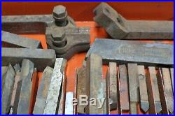 Lathe Tooling Arbor Machinist Kit Lot Carbide Cutting-Over Machine Chest #554