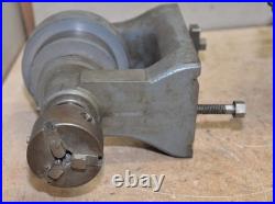 Lathe head & tail stock Whiton chuck fits Hardinge Elgin & Logan machinist tool