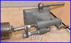 Lathe head & tail stock Whiton chuck fits Hardinge Elgin & Logan machinist tool