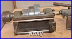 Lathe head & tail stock Whiton chuck fits Hardinge Elgin & Logan machinist tool