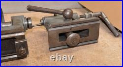 Lathe head & tail stock Whiton chuck fits Hardinge Elgin & Logan machinist tool