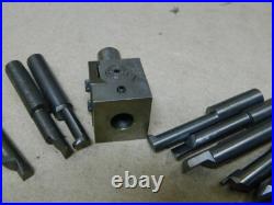Levin Lathe Precision Boring Head ½ Shank Watchmaker Machinist 3/8 Boring Bars