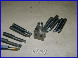 Levin Lathe Precision Boring Head ½ Shank Watchmaker Machinist 3/8 Boring Bars