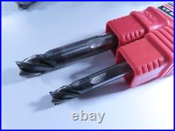 Lot (10 Pcs) Yg V7 Plus A Used Solid Carbide End Mills Machinist Lathe Tools