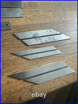 Lot 18 Starrett Rulers Machinist Gauges Angle Cutting Lathe 600 603 604r 300 320