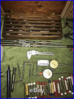 Lot #2 Machinist Tools End Mills, Taps, Bits Lathe, Tooling Misc Vintage Nice
