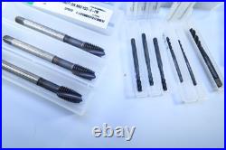 Lot (75) New Misc Taps Widia Osg Hertel Greenfield Guhring Machinist Lathe Tool