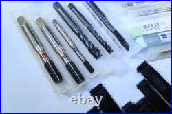 Lot (75) New Misc Taps Widia Osg Hertel Greenfield Guhring Machinist Lathe Tool