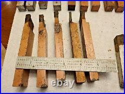 Lot Lathe Cutting Bits Steel Carbide Tool Stock Machinist Multiple Sizes