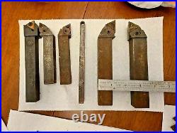 Lot Lathe Cutting Bits Steel Carbide Tool Stock Machinist Multiple Sizes