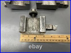 Lot Of 3 Machinist Lathe Quick Change Turning Facing Tool Holders 3/4 Cap