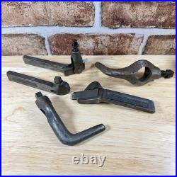 Lot Of 6 Miscellaneous Lathe Tool Holders Machinist Tooling