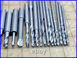Lot Of Assorted Carbide Tipped Twist Drills Bits Gunsmith Machinist Lathe Tools