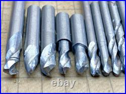 Lot Of Assorted Carbide Tipped Twist Drills Bits Gunsmith Machinist Lathe Tools
