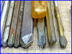 Lot Of Assorted Carbide Tipped Twist Drills Bits Gunsmith Machinist Lathe Tools