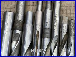 Lot Of Assorted Carbide Tipped Twist Drills Bits Gunsmith Machinist Lathe Tools