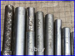 Lot Of Assorted Carbide Tipped Twist Drills Bits Gunsmith Machinist Lathe Tools