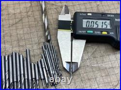 Lot Of Assorted Carbide Tipped Twist Drills Bits Gunsmith Machinist Lathe Tools