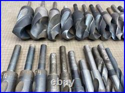 Lot Of Assorted HSS Big 1-1/2 Twist Drills Bits 1/2 Shank Machinist Lathe Tool