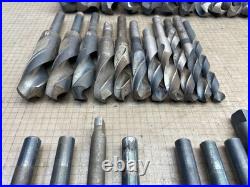 Lot Of Assorted HSS Big 1-1/2 Twist Drills Bits 1/2 Shank Machinist Lathe Tool
