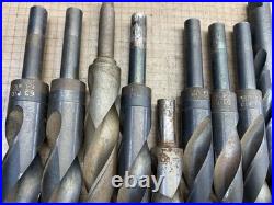 Lot Of Assorted HSS Big 1-1/2 Twist Drills Bits 1/2 Shank Machinist Lathe Tool
