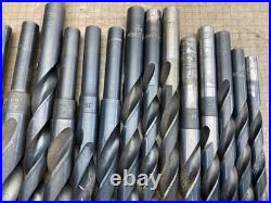 Lot Of Assorted HSS Big 1-1/2 Twist Drills Bits 1/2 Shank Machinist Lathe Tool