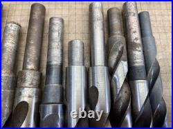 Lot Of Assorted HSS Big 1-1/2 Twist Drills Bits 1/2 Shank Machinist Lathe Tool
