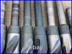 Lot Of Assorted HSS Big 1-1/2 Twist Drills Bits 1/2 Shank Machinist Lathe Tool