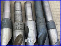 Lot Of Assorted HSS Big 1-1/2 Twist Drills Bits 1/2 Shank Machinist Lathe Tool