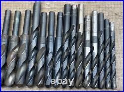 Lot Of Assorted HSS Big 1-1/2 Twist Drills Bits 1/2 Shank Machinist Lathe Tool