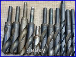 Lot Of Assorted HSS Big 1-1/2 Twist Drills Bits 1/2 Shank Machinist Lathe Tool