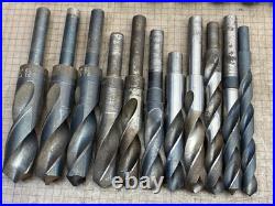 Lot Of Assorted HSS Big 1-1/2 Twist Drills Bits 1/2 Shank Machinist Lathe Tool
