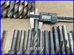 Lot Of Assorted HSS Big 1-1/2 Twist Drills Bits 1/2 Shank Machinist Lathe Tool