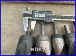 Lot Of Assorted HSS Big 1-1/2 Twist Drills Bits 1/2 Shank Machinist Lathe Tool