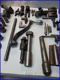 Lot Of Misc Machinist Machine Shop Goodies Lathe Mill Tools Morse Taper Parts