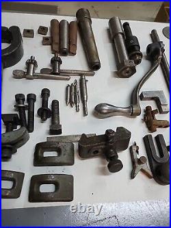 Lot Of Misc Machinist Machine Shop Goodies Lathe Mill Tools Morse Taper Parts