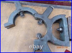 Lot Rf Older Metal Lathe Steady Rest Assembly Machinist Tooling