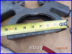 Lot Rf Older Metal Lathe Steady Rest Assembly Machinist Tooling